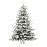 Albero di Natale Artificiale con Rami Pieghevoli Bianco 240 cm