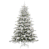 Albero di Natale Artificiale con Rami Pieghevoli Bianco 240 cm