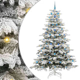 Albero di Natale Artificiale con Rami Pieghevoli Bianco 240 cm
