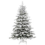 Albero di Natale Artificiale con Rami Pieghevoli Bianco 240 cm