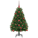 Albero di Natale artificiale Verde 120 cm PVC e Metallo