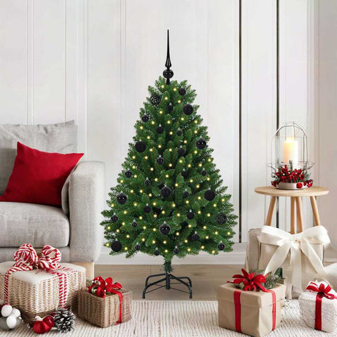 Albero di Natale artificiale Verde 120 cm PVC e Metallo