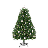 Albero di Natale artificiale Verde 120 cm PVC e Metallo