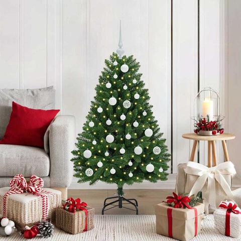 Albero di Natale artificiale Verde 120 cm PVC e Metallo