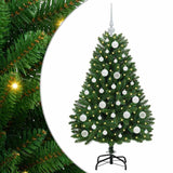 Albero di Natale artificiale Verde 120 cm PVC e Metallo