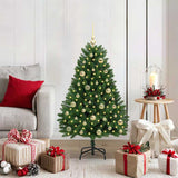 Albero di Natale artificiale Verde 120 cm PVC e Metallo