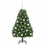 Albero di Natale artificiale Verde 120 cm PVC e Metallo