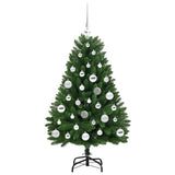 Albero di Natale artificiale Verde 120 cm PVC e Metallo
