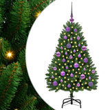 Albero di Natale artificiale Verde 120 cm PVC e Metallo