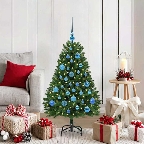 Albero di Natale artificiale Verde 120 cm PVC e Metallo