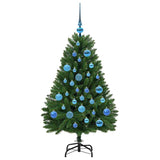 Albero di Natale artificiale Verde 120 cm PVC e Metallo
