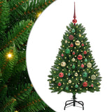 Albero di Natale artificiale Verde 120 cm PVC e Metallo