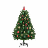 Albero di Natale artificiale Verde 120 cm PVC e Metallo