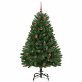 Albero di Natale artificiale Verde 150 cm PVC e Metallo
