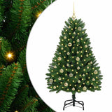 Albero di Natale artificiale Verde 150 cm PVC e Metallo
