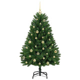 Albero di Natale artificiale Verde 150 cm PVC e Metallo