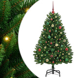 Albero di Natale artificiale Verde 150 cm PVC e Metallo