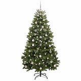 Albero di Natale artificiale Verde 180 cm PVC e Metallo