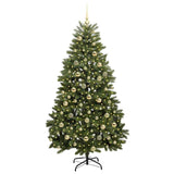 Albero di Natale artificiale Verde 180 cm PVC e Metallo