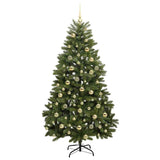 Albero di Natale artificiale Verde 180 cm PVC e Metallo
