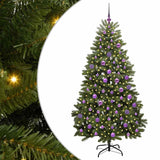 Albero di Natale artificiale Verde 180 cm PVC e Metallo
