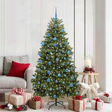 Albero di Natale artificiale Verde 180 cm PVC e Metallo