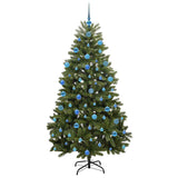Albero di Natale artificiale Verde 180 cm PVC e Metallo