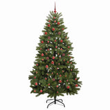 Albero di Natale artificiale Verde 210 cm PVC e Metallo