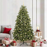 Albero di Natale artificiale Verde 210 cm PVC e Metallo