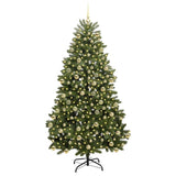 Albero di Natale artificiale Verde 210 cm PVC e Metallo