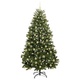 Albero di Natale artificiale Verde 210 cm PVC e Metallo