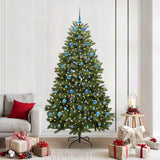 Albero di Natale artificiale Verde 210 cm PVC e Metallo