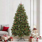 Albero di Natale artificiale Verde 240 cm PVC e Metallo
