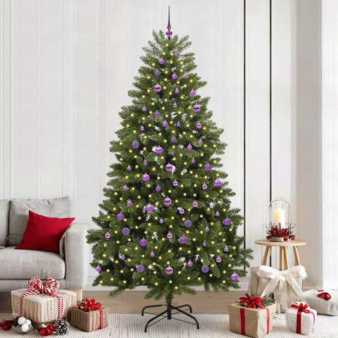 Albero di Natale artificiale Verde 240 cm PVC e Metallo