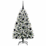 Albero di Natale artificiale con 150 LED Verde e Bianco 120 cm