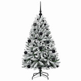 Albero di Natale artificiale con 150 LED Verde e Bianco 120 cm