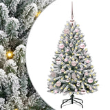 Albero di Natale artificiale con 150 LED Verde e Bianco 120 cm