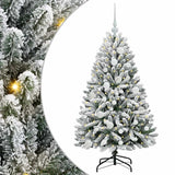Albero di Natale artificiale con 150 LED Verde e Bianco 120 cm