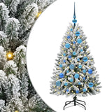 Albero di Natale artificiale con 150 LED Verde e Bianco 120 cm