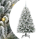 Albero di Natale artificiale con 150 LED Verde e Bianco 150 cm