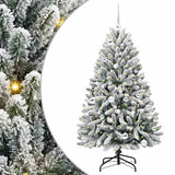 Albero di Natale artificiale con 150 LED Verde e Bianco 150 cm