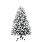 Albero di Natale artificiale con 150 LED Verde e Bianco 150 cm