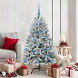 Albero di Natale artificiale con 150 LED Verde e Bianco 150 cm