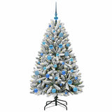 Albero di Natale artificiale con 150 LED Verde e Bianco 150 cm