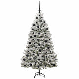 Albero di Natale artificiale con 300 LED Verde e Bianco 180 cm