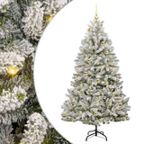 Albero di Natale artificiale con 300 LED Verde e Bianco 180 cm