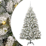 Albero di Natale artificiale con 300 LED Verde e Bianco 180 cm