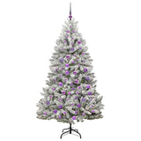 Albero di Natale artificiale con 300 LED Verde e Bianco 180 cm