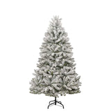 Albero di Natale artificiale con 300 LED Verde e Bianco 210 cm