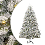 Albero di Natale artificiale con 300 LED Verde e Bianco 210 cm